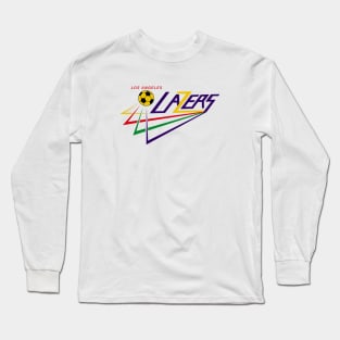 Defunct Los Angeles Lazers Soccer 1982 Long Sleeve T-Shirt